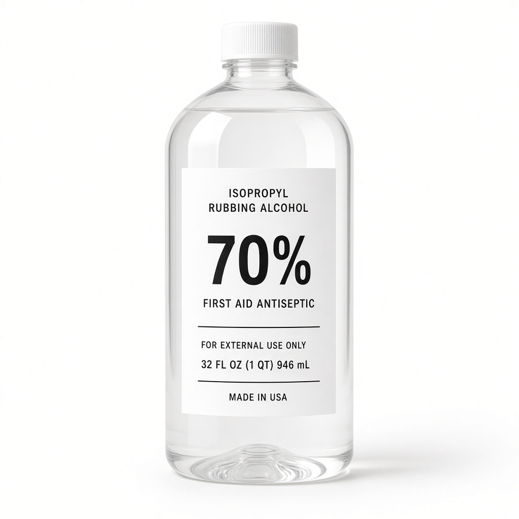 Antiseptic Isopropyl Alcohol Topical Liquid 32 oz. Bottle